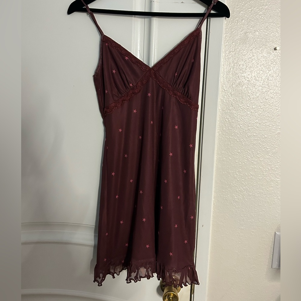 Purple and pink star dress
